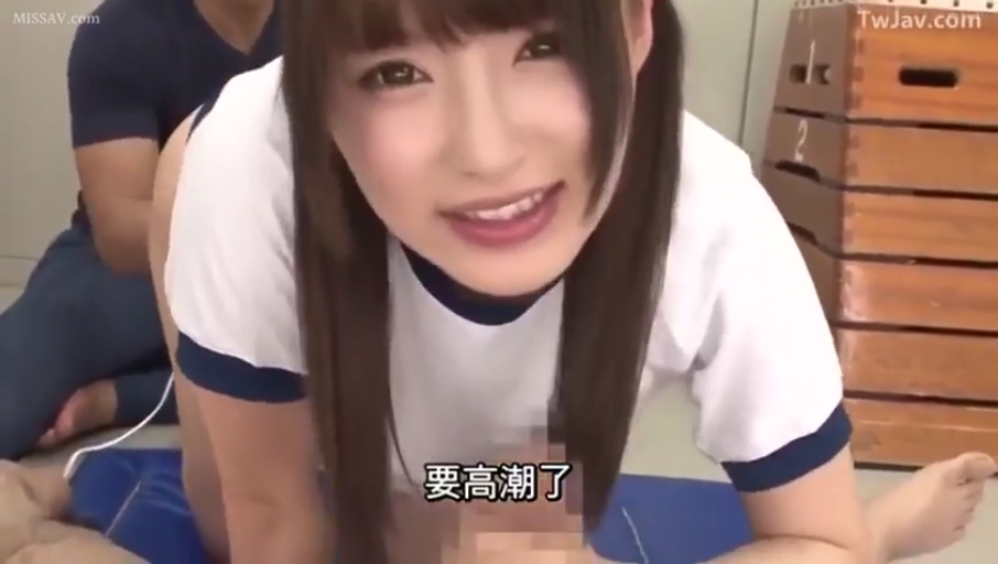 Close-up of the face · Doggy style · 即将高潮 · 日语字幕 · 短袖体操衫 · 体育馆 · 跳马