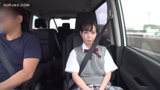 坐姿 · 角色扮演 · 中景 · 自然 · 乘车 · 车内 · JK制服 · 安全带