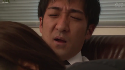 沙发 · 领带 · 享受表情 · 口交 · 男人面部特写