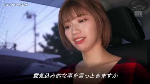 脸部特写 · 温柔 · 日语字幕 · 汽车内 · 红黑格纹上衣