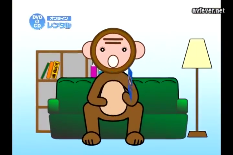 坐姿 · 全景 · 沙发 · 客厅 · 惊讶 · 手持卡片 · 猴子连体衣 · 二维动画