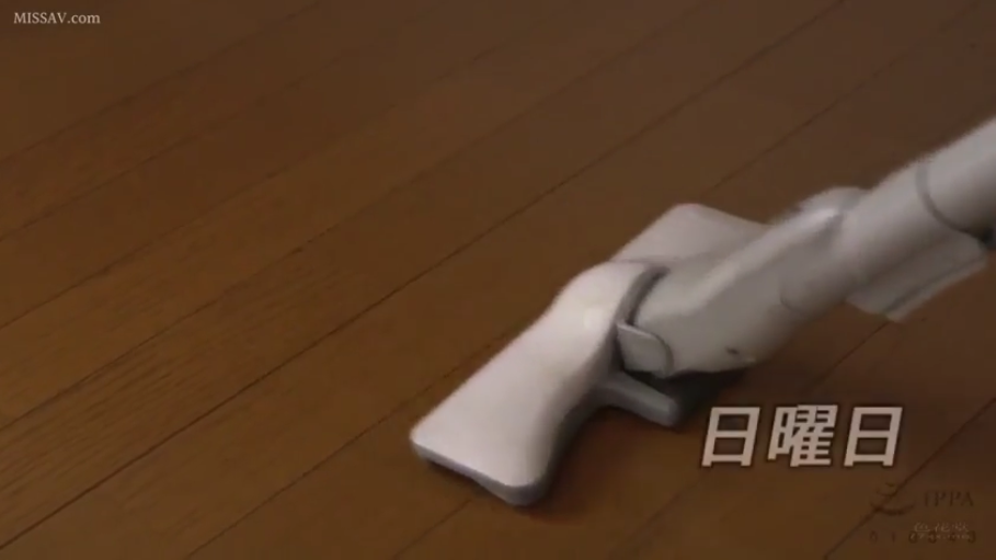 卧室或客厅 · 吸尘器 · 吸尘器吸头特写 · 画面包含日语文字“日曜日”