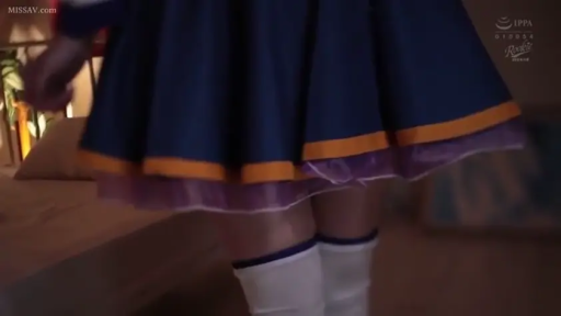 臥室 · 啦啦队风格制服 · 下半身特写