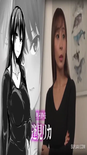 室内 · 脸部特写 · 画面分割显示 · 注视 · 黑色V领长袖上衣