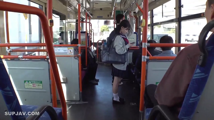 专注 · 站立 · 全景 · 手机 · JK制服 · 痴汉 · 公交车 · 玩手机