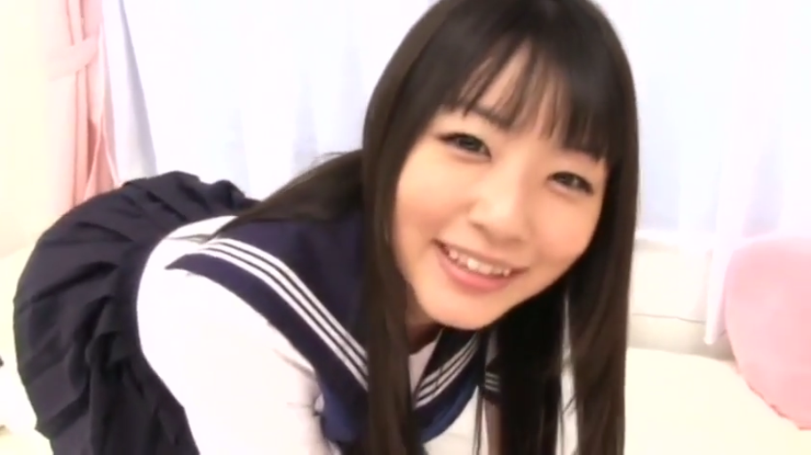 室内 · 俯身 · 微笑 · 面部特写 · 对视 · JK制服 · 窗帘 · 黑长直