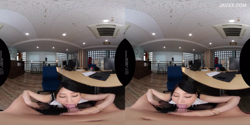 迷离 · 办公室 · 职场衬衫 · 口交特写 · VR全景视角 · 口交