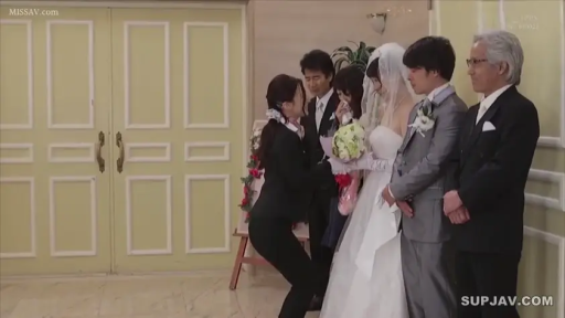 站立 · 剧情 · 远景 · 庄重 · 手捧花 · 婚礼仪式 · 婚纱与西装 · 婚礼会场