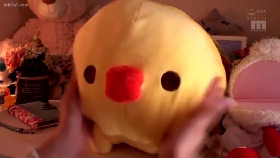 卧室 · 居家 · 揉捏 · 手持 · 物品特写 · 毛绒玩偶 · 无可见衣物