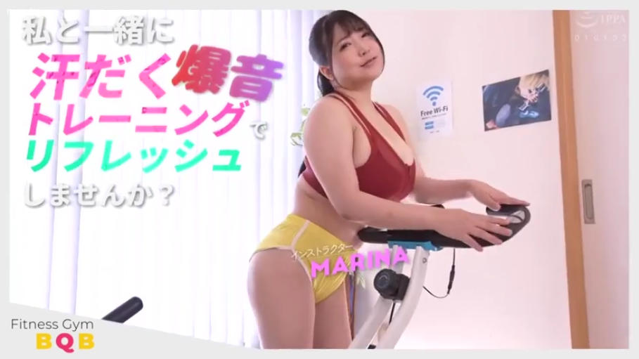 室内 · 巨乳 · 侧身 · 站姿 · 微笑 · 健身 · 动感单车 · 运动套装