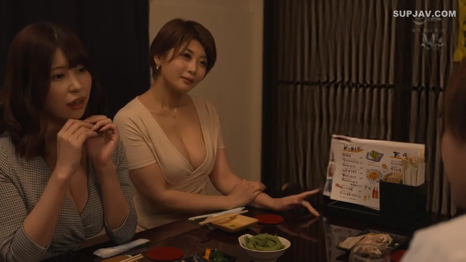 诱惑 · 人物上半身特写 · 日式居酒屋 · 菜单 · 暖色调灯光 · 格子纹职业上衣