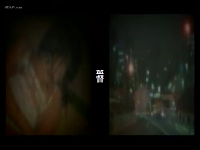 室外街道 · 熟睡 · 分屏显示 · 白色睡衣 · 城市街道远景