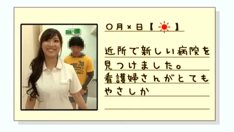 护士服 · 微笑 · 医院走廊 · 护士帽 · 护士脸部特写 · 马赛克处理的男性路人