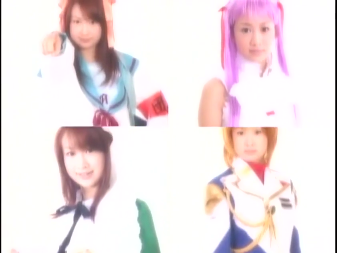 站立 · 微笑 · Cosplay · 上半身 · 摄影棚 · 亚洲女性 · 丝带 · 摆姿势