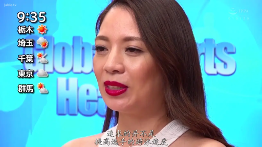 交谈 · 脸部特写 · 自然 · 摄影棚 · 正面 · 白色挂脖上衣 · 天气预报背景