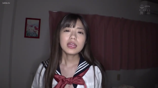 张嘴呼喊 · 上半身特写 · 卧室 · 水手服 · 泪水