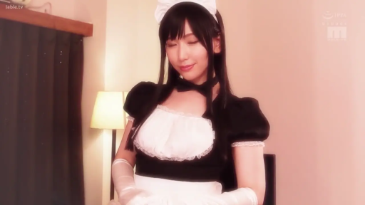 温柔 · 上半身特写 · 室内卧室 · 女仆头饰 · 白色蕾丝手套