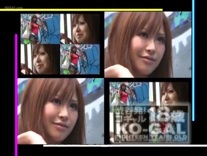 脸部特写 · 站姿 · 红色上衣 · 涩谷街头