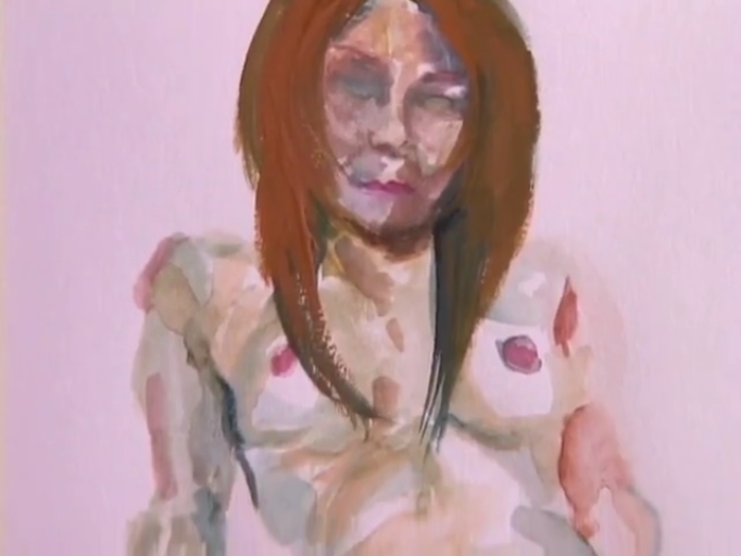 胸部 · 憂鬱 · 全裸 · 画室 · 正面 · 静的 · 艺术绘画