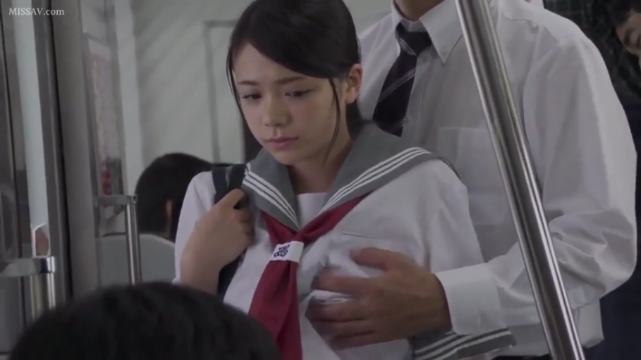 揉乳 · 中景 · 扶手 · 隐忍 · 水手服 · 痴汉 · 电车 · 从后怀抱