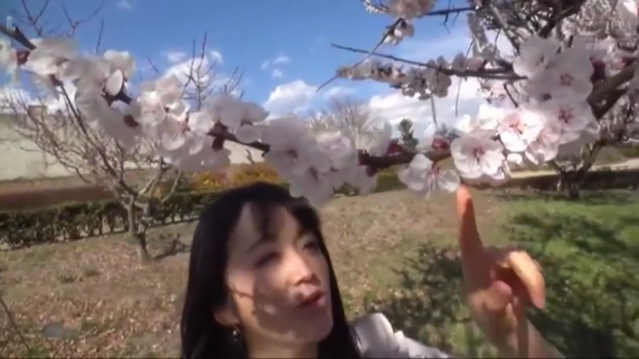欣赏 · 公园 · 晴天 · 浅色上衣 · 人物面部特写