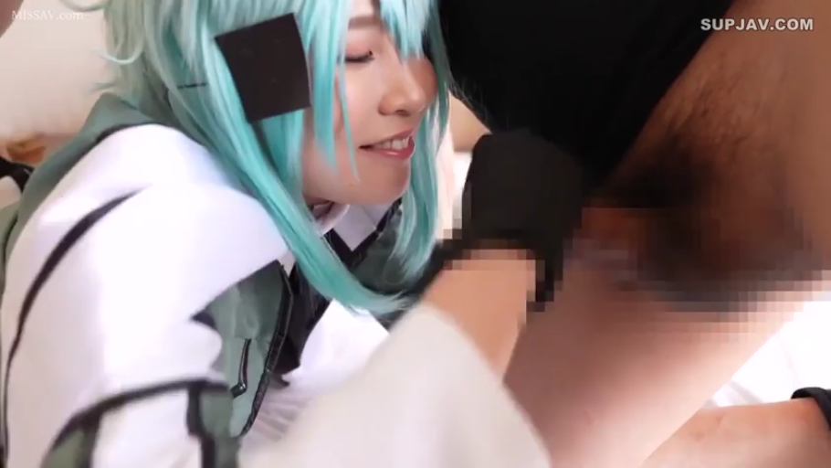 室内 · 口交部位特写 · 迷醉 · 假发 · 动漫风格制服 · 阴部打码 · 口交