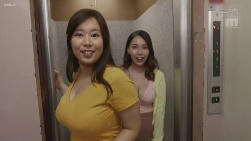 胸部特写 · 巨乳 · 站姿 · 微笑 · 面对镜头 · 紧身T恤 · 电梯 · 电梯面板