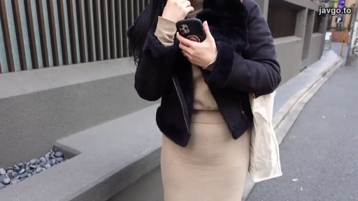 平静 · 街道 · 白色帆布包 · 深色毛领夹克 · 手机画面 · 日常着装