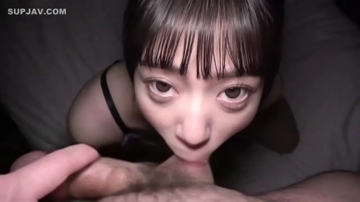 室内 · 口交 · 跪姿 · 面部特写 · 黑色内衣