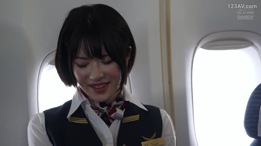 微笑 · 面部特写 · 制服背心 · 飞机客舱 · 空姐制服