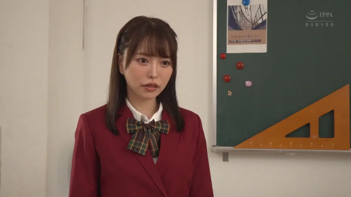 困惑 · 教室 · 脸部特写 · 格纹领结 · 三角尺