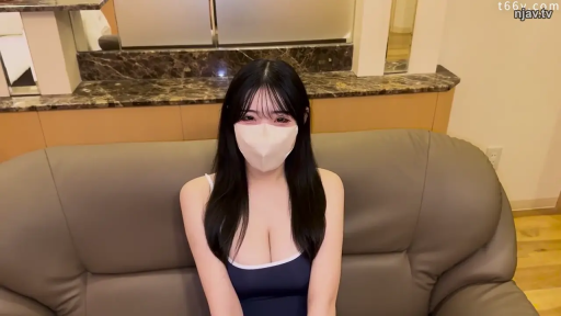 胸部特写 · 害羞 · 酒店 · 口罩 · 深蓝色连体泳衣