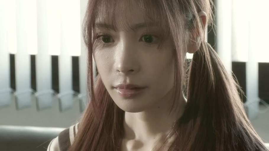 室内 · 脸部特写 · 凝视 · JK制服 · 双马尾 · 正面 · 迷茫