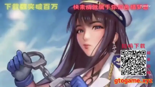 警帽 · 蓝色手套 · 户外 · 人物面部特写 · 黄色文字叠层 · 诱惑眼神