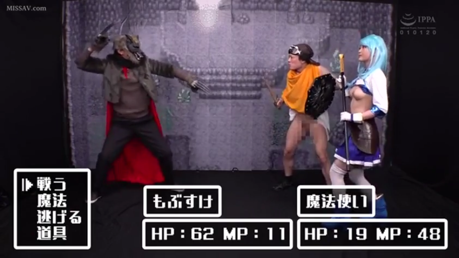 严肃 · 远景 · 摄影棚 · 角色扮演服 · 对峙姿势 · 模拟战斗 · 武器道具
