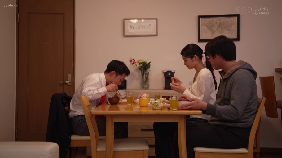 平静 · 居家环境 · 男性灰色卫衣