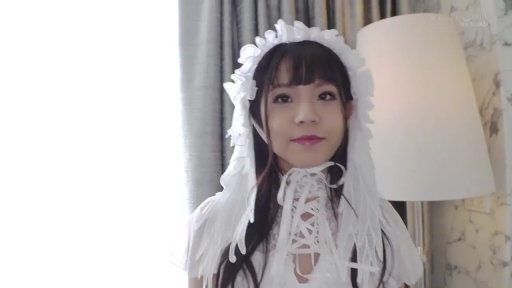 Smile · 面部特写 · Indoor bedroom · Maid headdress · 蕾丝绑带领口