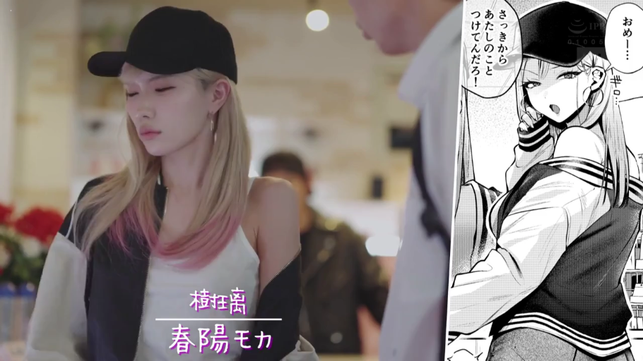 室内 · 冷淡 · 白色修身背心 · 画中画效果 · 女性面部特写 · 黑色棒球帽