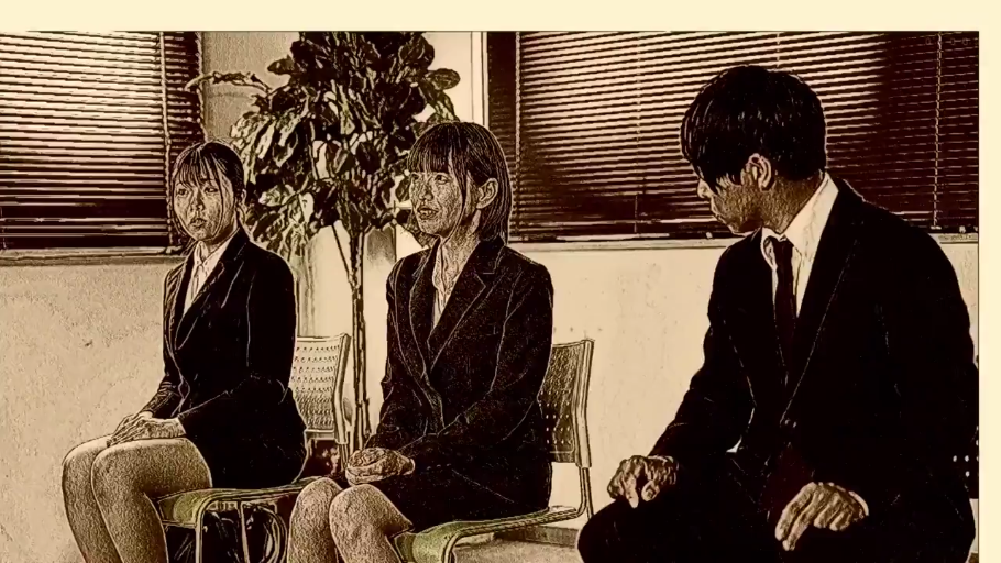 紧张 · 办公室 · 职业套装