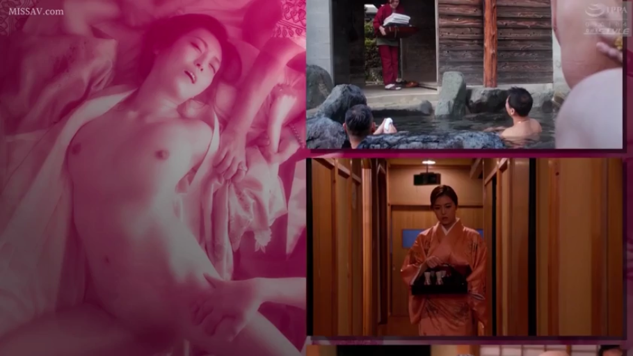 沉醉 · 和服 · 和服 · 日式旅馆 · 猥亵抚摸 · 女性面部沉醉表情 · 光影朦胧