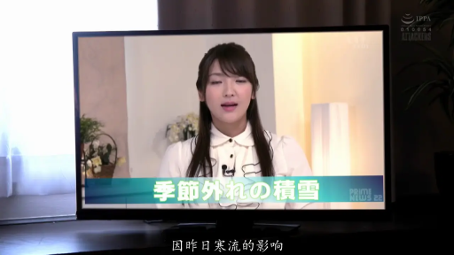 室内 · 集中 · 立领系扣上衣 · 新闻字幕 · 领夹麦克风 · 主持人面部特写